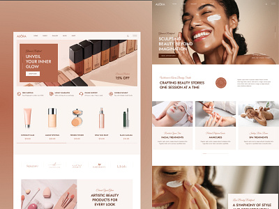 Auora - Beauty Salon and Cosmetics WordPress Theme beauty care hair mackup nail products reservation salon service
