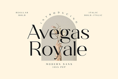 Avegas Royale - Modern Sans advertising avegas royale modern sans branding font cutsom font display font elegant font family font fashion font headline font logo font logotype font magazine font modern sans modern sans serif modern sans serif font website font wedding font