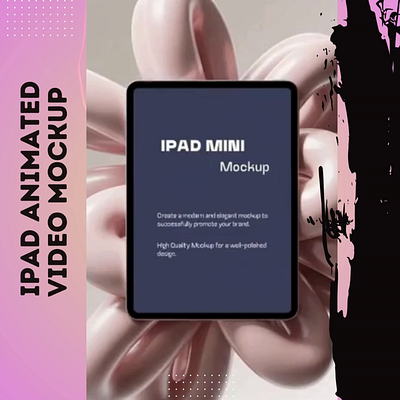 iPad Animated Video Mockup animation ipad mini mockup ipad mockup mockup mockups video mockup video mockups