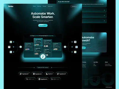 Zento – Clean & Scalable SaaS Landing Page Design app homepage figma business tool website clean software landing cloud app website conversion focused saas site figma b2b ui framer saas layout mobile saas landing page productivity software site responsive framer saas saas demo page saas hero section design saas landing page saas marketing page saas product homepage saas ui design software website design startup web design subscription platform ui web app landing