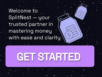 SplitNest-Goal Budgeting App app branding graphic design illustration