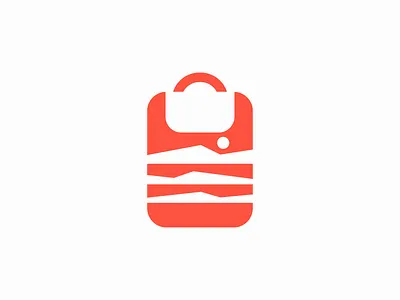 Mountain Backpack Logo adventure backpack branding camping design gear geometric hiking icon illustration logo mark mountain outdoor sports travel vector