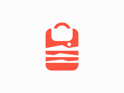 Mountain Backpack Logo adventure backpack branding camping design gear geometric hiking icon illustration logo mark mountain outdoor sports travel vector