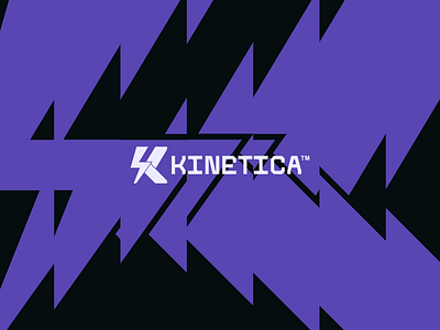 Kinetica Branding adobe branding energy gamer graphic design logo