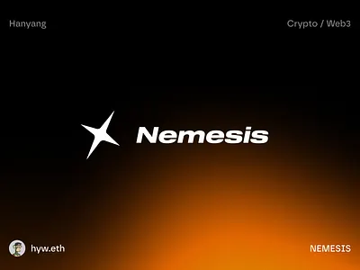 Nemesis.trade | Buy or short sell any on-chain tokens | Logo bitcoin blockchain brand branding btc crypto design icon illustration logo minimal minimalist platform swap trade ui wallet web3