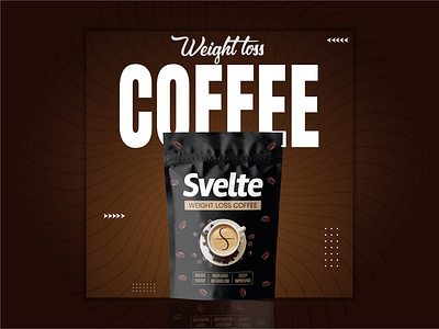 Weight Loss Coffee Packaging Design black coffee coffee coffee bean coffee packaging coffee pouch fat burn coffee packaging packaging design pouch design pouch packaging design product packaging uiux web design web development website design weight loss coffee