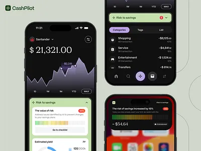 CashPilot – Banking Mobile Dashboard Design app bank app banking dashboard banking ui banking ux dashboard finance branding financial app financial dashboard fintech fintech app fintech dashboard mobile app mobile app design mobile app ui mobile banking mobile dashboard trading dashboard trading ui
