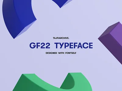 GF22 Typeface font fontself graphic design typo typographi vector