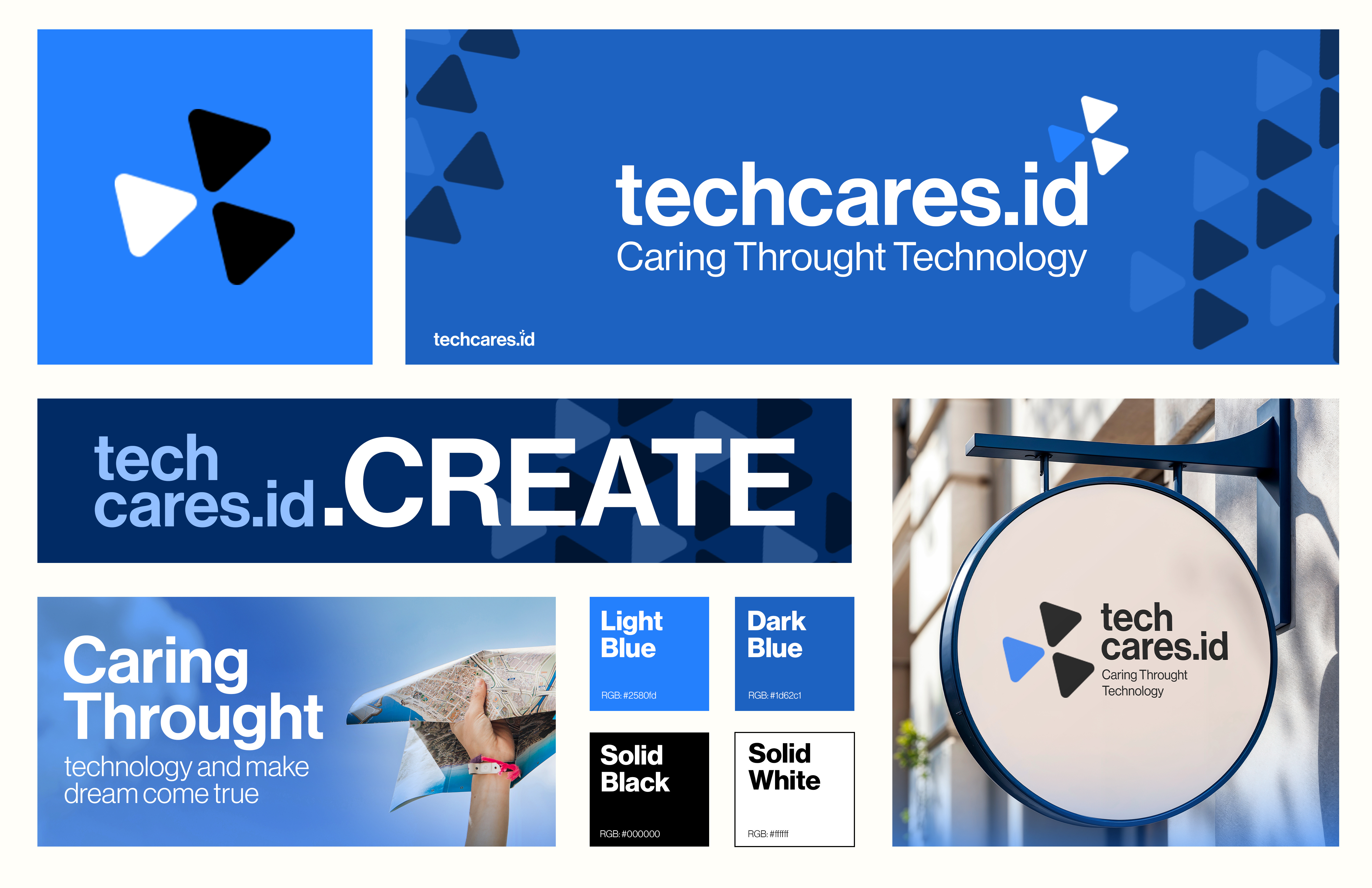 Techcares.id Logo Design branding design graphic design illustration logo