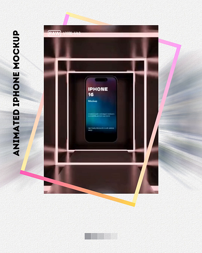 Animated iPhone mockup animated iphone iphone mockup iphone mockup video video mockup