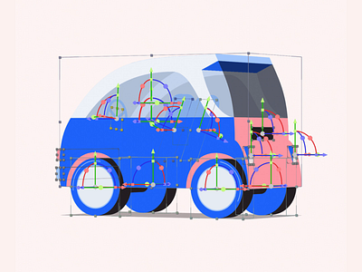 Delivery flow 2d after effects animation delivery delivery car freight logistics logistics flow modeling motion design motion graphics order delivery package delivery pseudo 3d shipping process stages supply chain tutorial