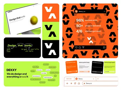Dexxy Brand Redesign brand identity branding company redesign creative design design agency logo redesign services web design