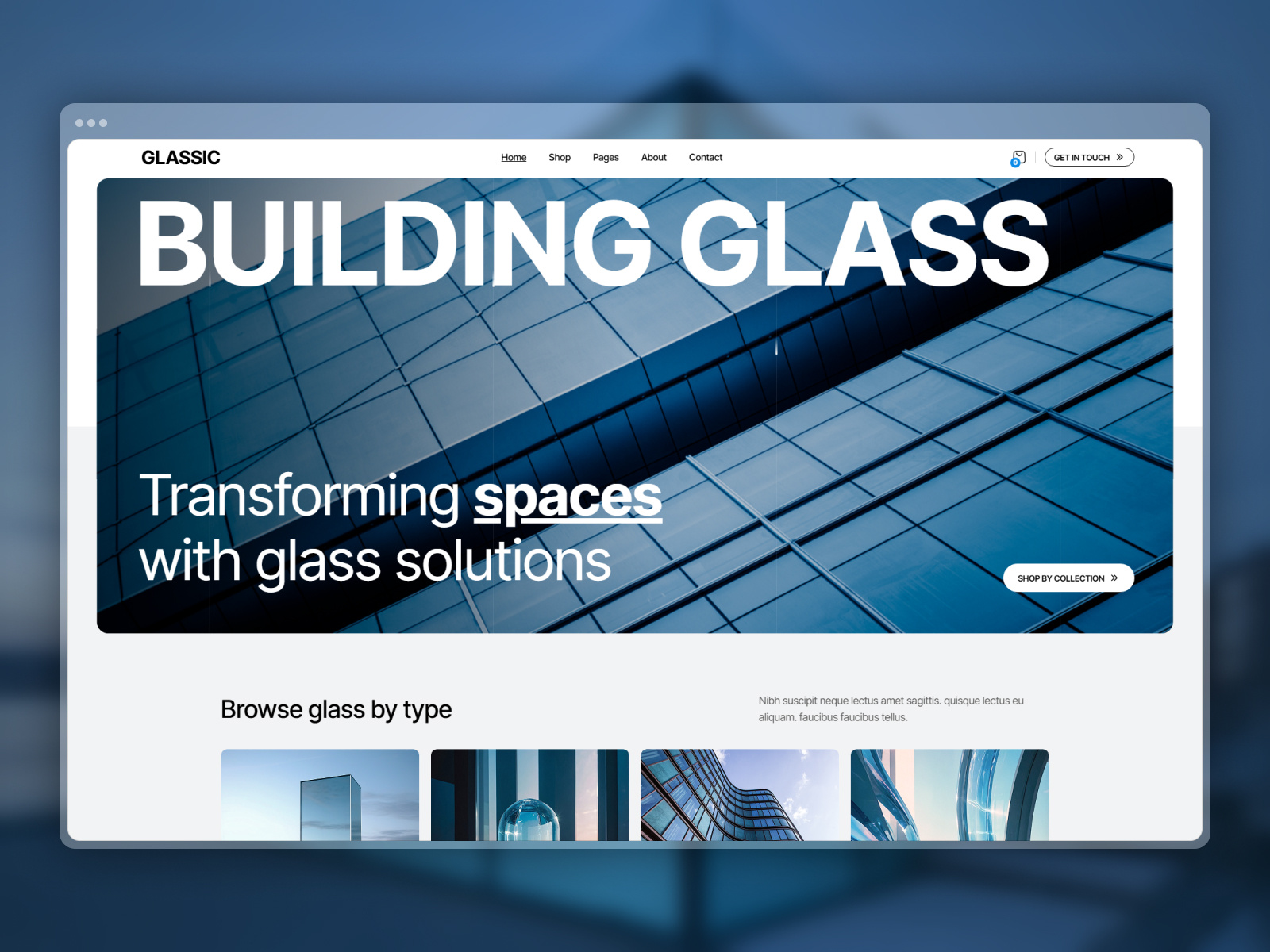 Glassic - Architecture & Design Website Webflow Template architect personal portfolio architectural glass building glass business creative design agency website decorative glass glass glass company glass industry glass installation mobile friendly modern glass website responsive responsive template uiux web design web development webflow webflow agency webflow template