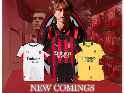 ACmilan KITS DESIGN football graphic design kits
