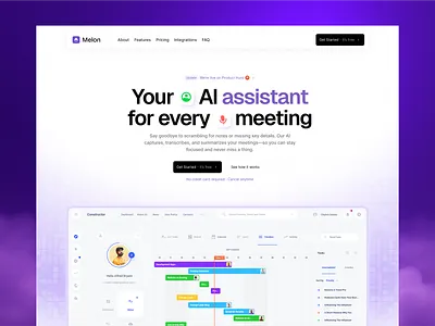 SaaS-Ready Website for AI-Powered Startup ux design