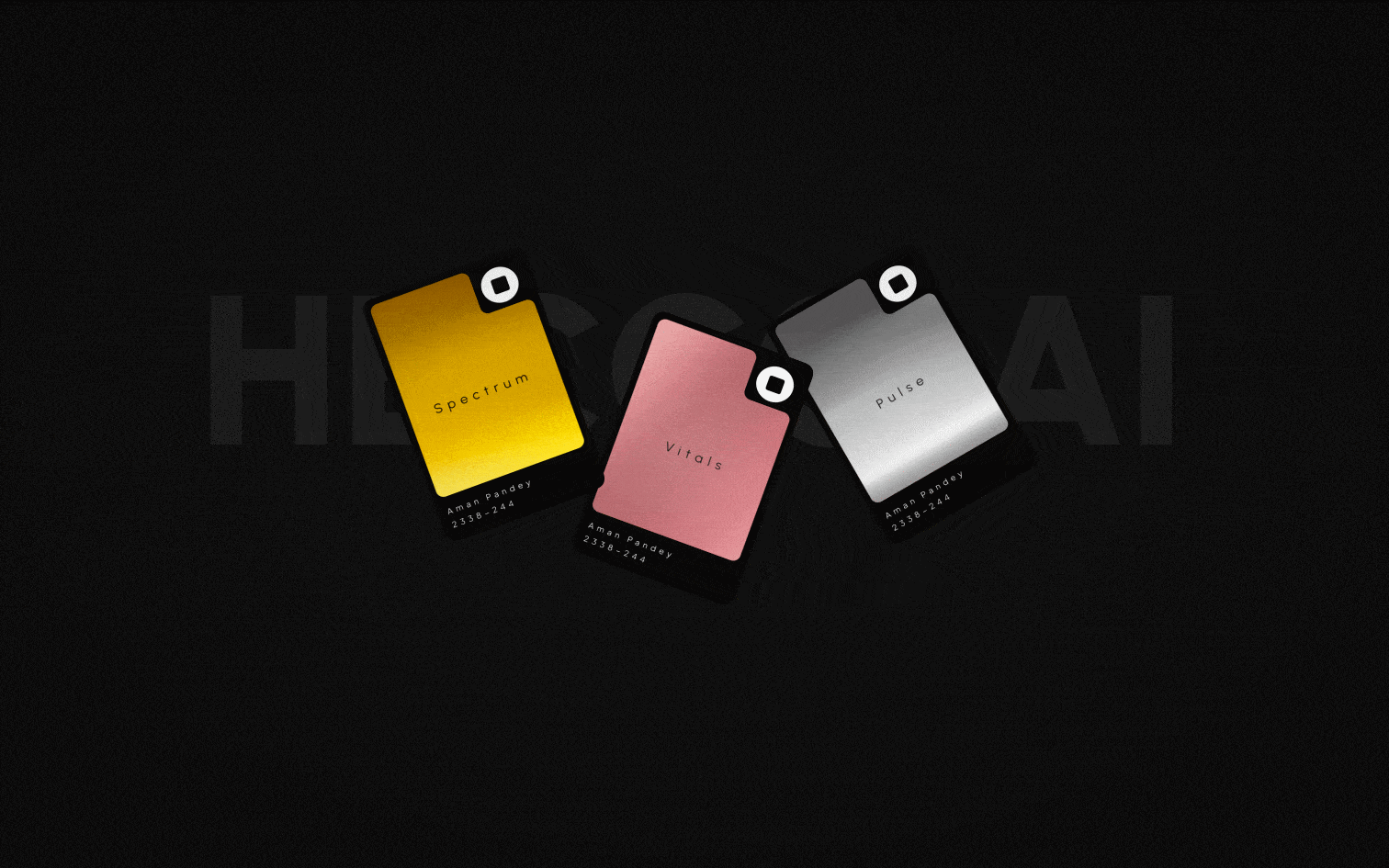Card scroll Animation membership card motion design premium card scroll animation spline