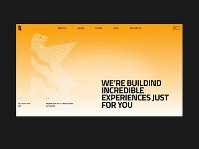 Digital Dunes — Website Design for Gaming Company 3d animation design game design gaming experience graphic design illustration landing page mobile modern ui moderndesign motion graphics ui ux uxui webdesign website