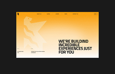 Digital Dunes — Website Design for Gaming Company 3d animation design game design gaming experience graphic design illustration landing page mobile modern ui moderndesign motion graphics ui ux uxui webdesign website