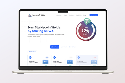 Real-World Asset Cryptocurrency Website Design branding crypto web design cryptocurrency figma graphic design responsive ui ux web design