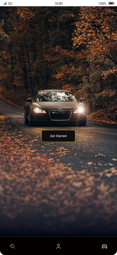 Car rental app graphic design ui uiux