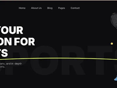 Sport website design with animation 2025 3d website chatgpt html indian developer premium website responsive website sports sports blog sports web sports website sports website design 225 ui ui design ui ux web design websdite website design ui