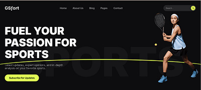 Sport website design with animation 2025 3d website chatgpt html indian developer premium website responsive website sports sports blog sports web sports website sports website design 225 ui ui design ui ux web design websdite website design ui