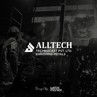 Alltech Technocast Pvt. Ltd. branding design designing graphic design illustration logo logo designing ui website design websmaniac