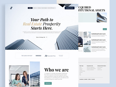 Real Estate Website Design corporate website investment landing page landing page design luxury real estate modern website professional website real estate real estate landing page real estate website real estate website design ui uidesign uiux ux uxdesign web design website website design website design inspiration