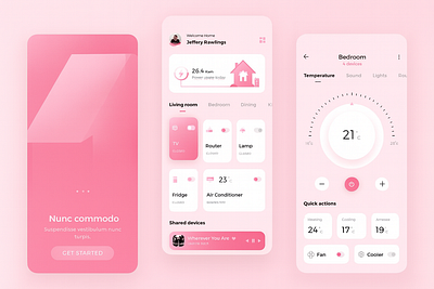 smart home branding graphic design ui