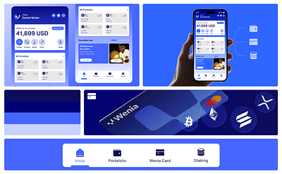 Financial App - Crypto app branding crypto financial tech ui ux web3