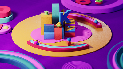 Isometric scene animation 3d 3d animation 3d design 3d giff 3d illustration after effects animation cinema4d graphic design motion design motion graphics octane