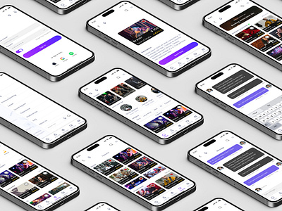 Musician Booking App UI app ui conversion focused app figma ui figma ui ux flutter mobile app mobile app ui mobile app ui ux mobile first design modern design ui ux user experience design user friendly ui user interface deign uxd
