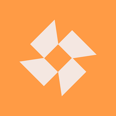 04 - carrot x isabelline abstract branding contrast design figma geometric graphic design icon logo minimal minimalistic orange polygons quadrilaterals sharp sleek tech technology vector white