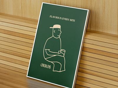Orros Cafe | Brand Identity adobe illustrator brand brand identity branding branding identity cafe brand identity cafe branding design drawing graphic design hand drawn identity identity branding illustration illustrator mockup