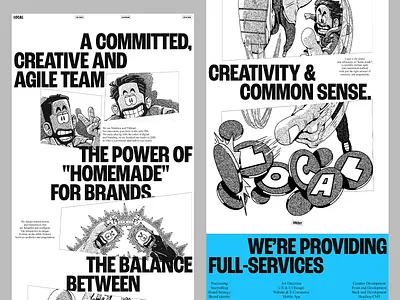 "LOCAL" Creative Agency - Web Page Concept creative creative ui design illustration interface local local website ui ui design user user interface ux uxui web web design web page website website design
