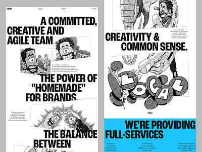 "LOCAL" Creative Agency - Web Page Concept creative creative ui design illustration interface local local website ui ui design user user interface ux uxui web web design web page website website design