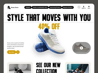 Shoes eCommerce Website Design clothing ecommerce ecommercedashboard ecommercelandingpage ecommercewebsite electronics fashion footwear productselling shoes website websitedesign