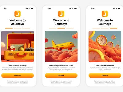Travel Planning App – Smooth Onboarding Flow UI Design airplane app clean clock figma flow graphic design mobile mobile app onboarding plan product design time travel trip ui ui design ux design