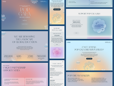 PoP Gala 2024: Dreams Fulfilled — Case Study design design studio graphic design illustration interaction interface ui ux web design webflow website design website development