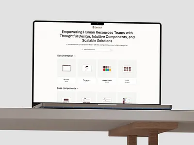 Desact Design System application dashboard design system employees graphic design hire hr management ui users ux