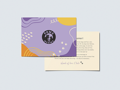 Paws&Meows - creation of logo, identity and packaging brand brand identity branding corporate identity creation identity design design identity digital illustration graphic design identity illustration logo logo design package packaging packaging design pets products