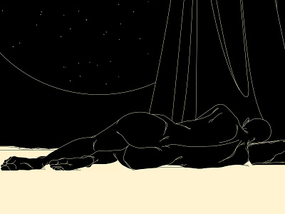 Lay abstract branding composition conceptual illustration design dual meaning figure figure illustration idenity illustration inner world laconic lay laying lines mental health minimal poster stressed tired