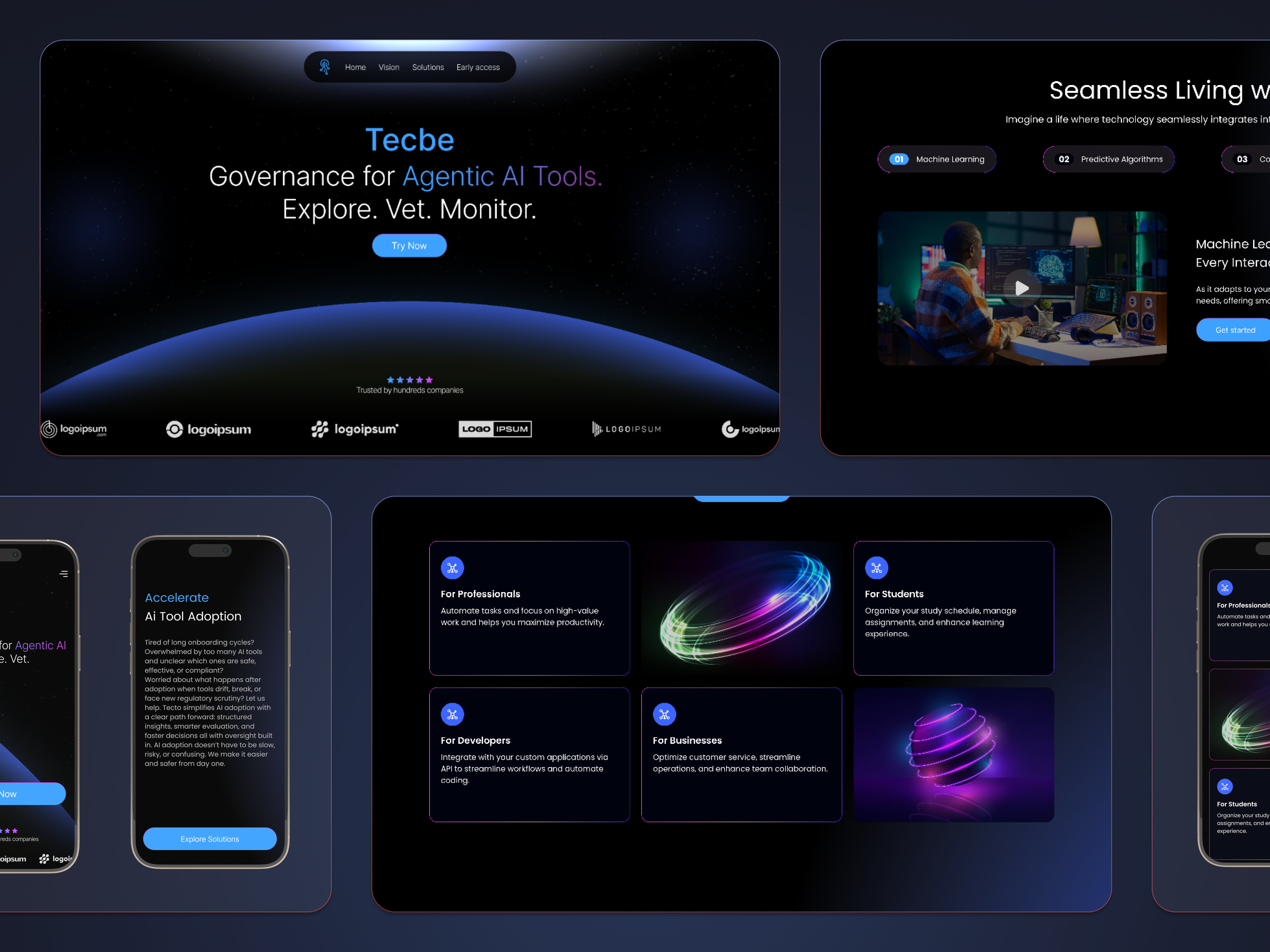 AI SaaS Dashboard – Governance Platform UI/UX in Figma ai agent ai dashboard ai homepage ai landing page ai tool b2b saas ui best ai wesite design branding dashboard designkast landing page new ai new dashboard ui uiux uiux design ux website design