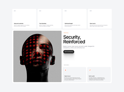 Website Featured section bento bento card bento grid cards finance fintech framer grid landing page landing page design lendings loans minimal minimal website minimalism web website