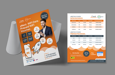 Wifi-Data Packages Flyer branding creative data flyer graphic design marketing print wifi