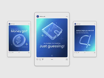 Social media design for Addora animation branding design graphic design logo motion graphics social media design ui