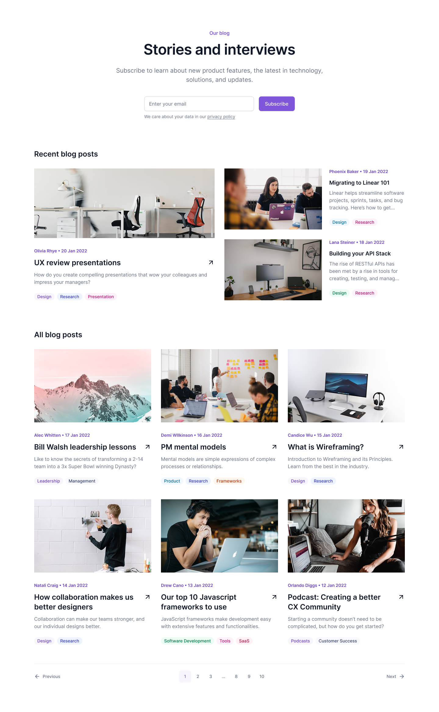 Stories and Interviews digital storytelling platform editorial web design interview website ui magazine style web layout ui design for blogs