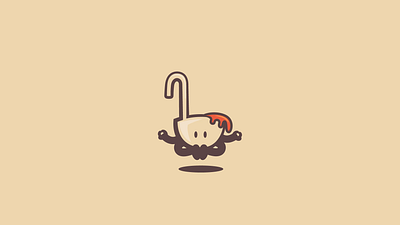 Fruit Punch Meditating after effects aftereffects animation branding character vector