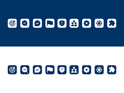 Blue icons blue design flag icon icons illustration minimal minimalism minimalist search settings shield target vector