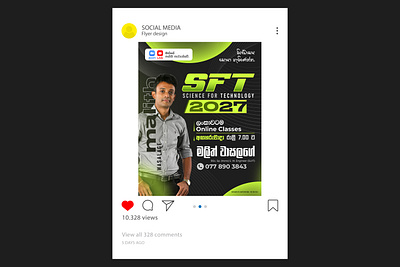 SOCIAL MEDIA FLYER DESIGN MALITH WASALAGE - SFT Sakya - Nugegoda sachitheek